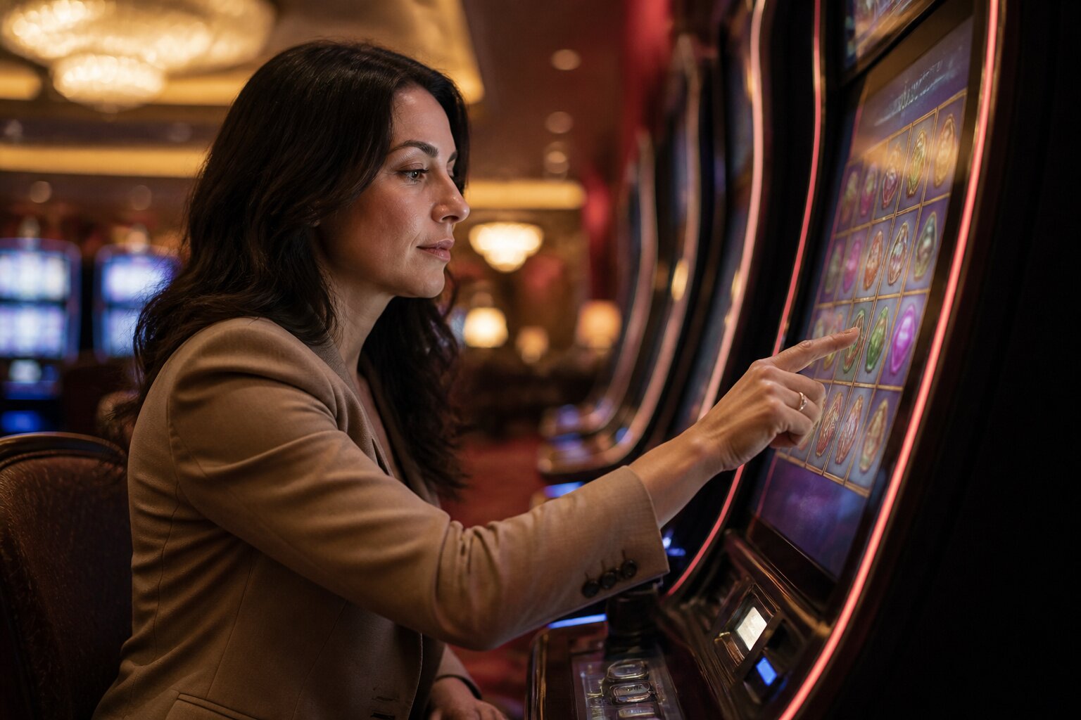 Why Do People Tap Slot Machine Screens? Habit, Myths & Casino Facts